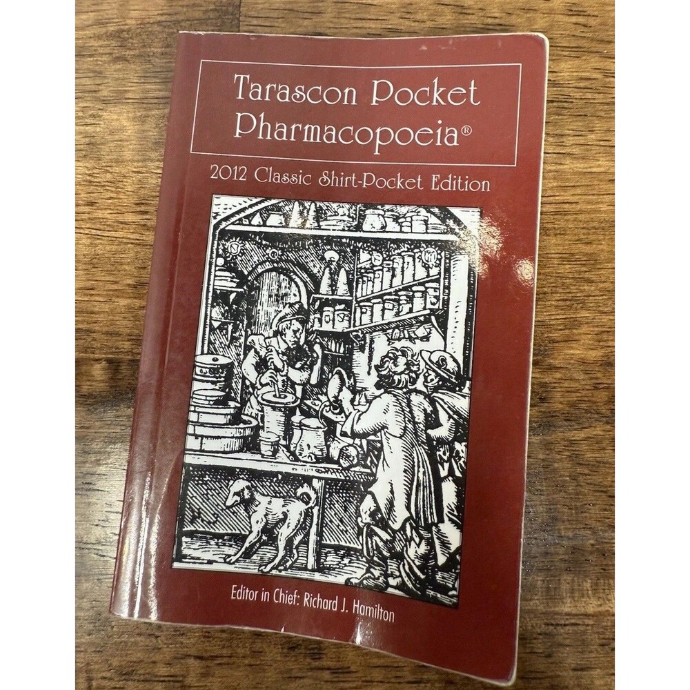 Tarascon Pocket Pharmacopoeia 2012 26th Ed Pocket Classic Shirt-Pocket PB